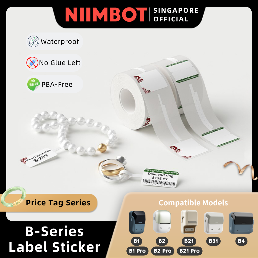 NIIMBOT Price Tag for B1 B2 B21 B1 Pro B2 Pro B21 Pro B31 B4 K3