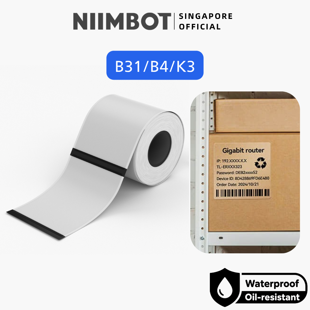 NIIMBOT Transparent Label Sticker for B31 B4