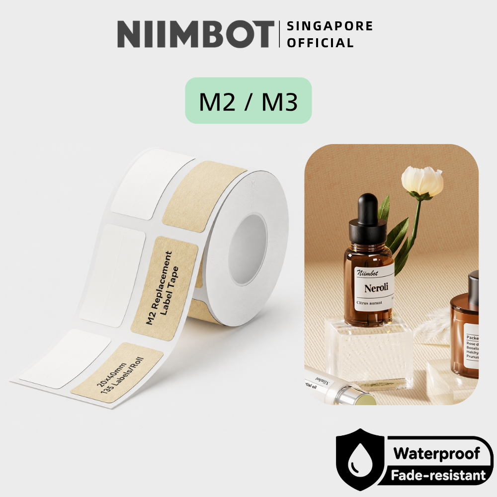 NIIMBOT Essential Oils Label Sticker for M2