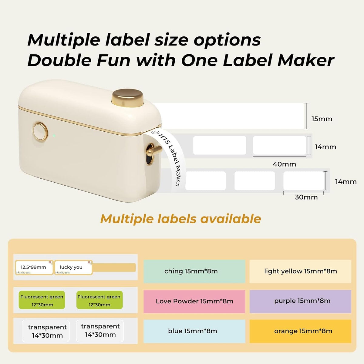 NIIMBOT H1S Label Maker