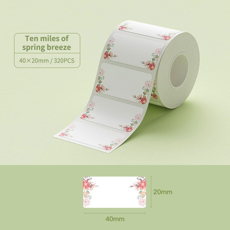 NIIMBOT Cartoon Label Sticker for B1 B2 B21 B1 Pro B2 Pro B21 Pro B31 B4 K3