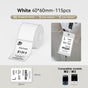 White 40x60mm