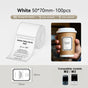 White 50x70mm