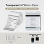 Transparent 50x80mm