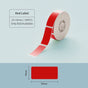 Label Red 14x30mm