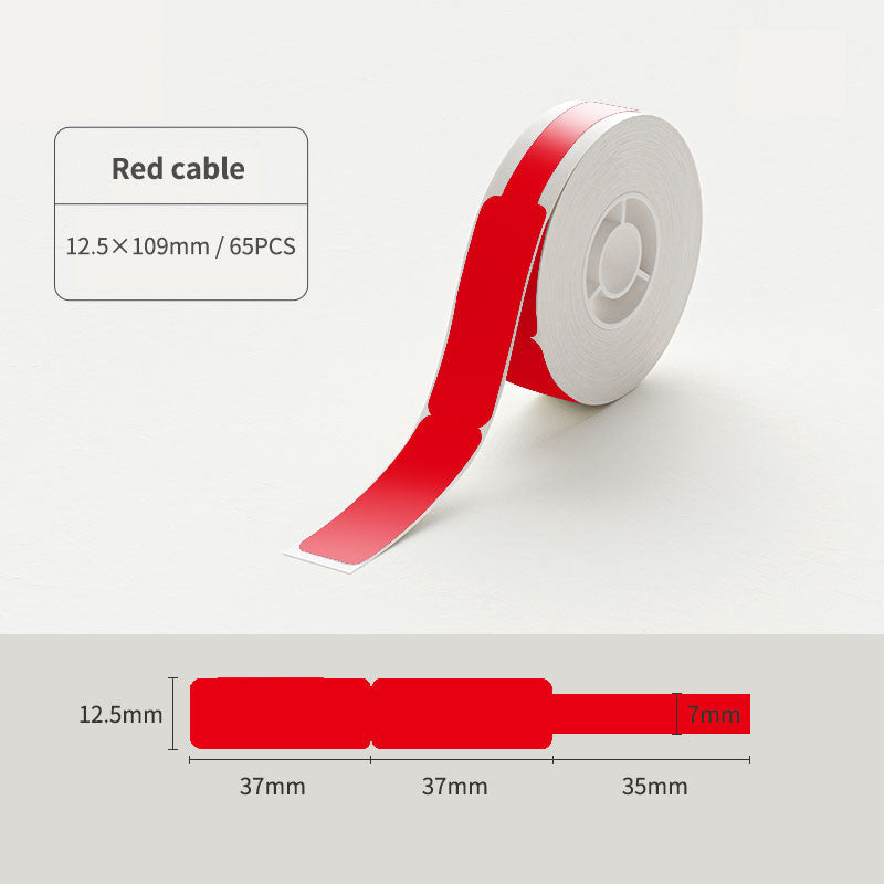 NIIMBOT D11 D110 D101 H1S 10-15mm Sticker, Smooth Waterproof Refill Price Label Paper Tape Roll