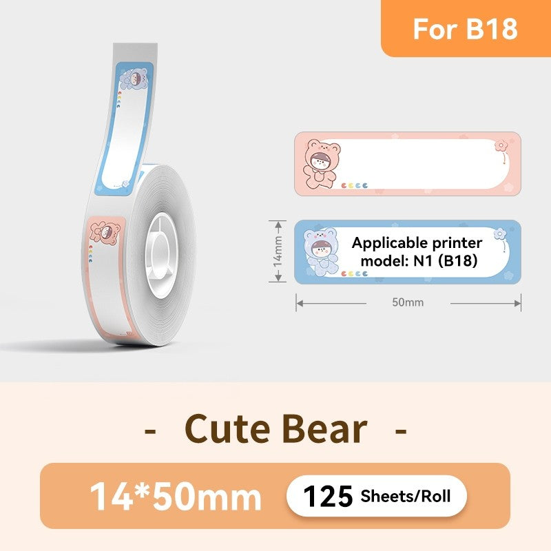 NIIMBOT Cartoon Label for N1 B18