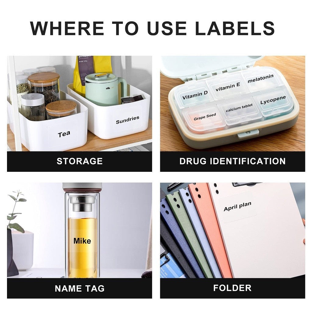 NIIMBOT Transparent Label Sticker for B31 B4 K3