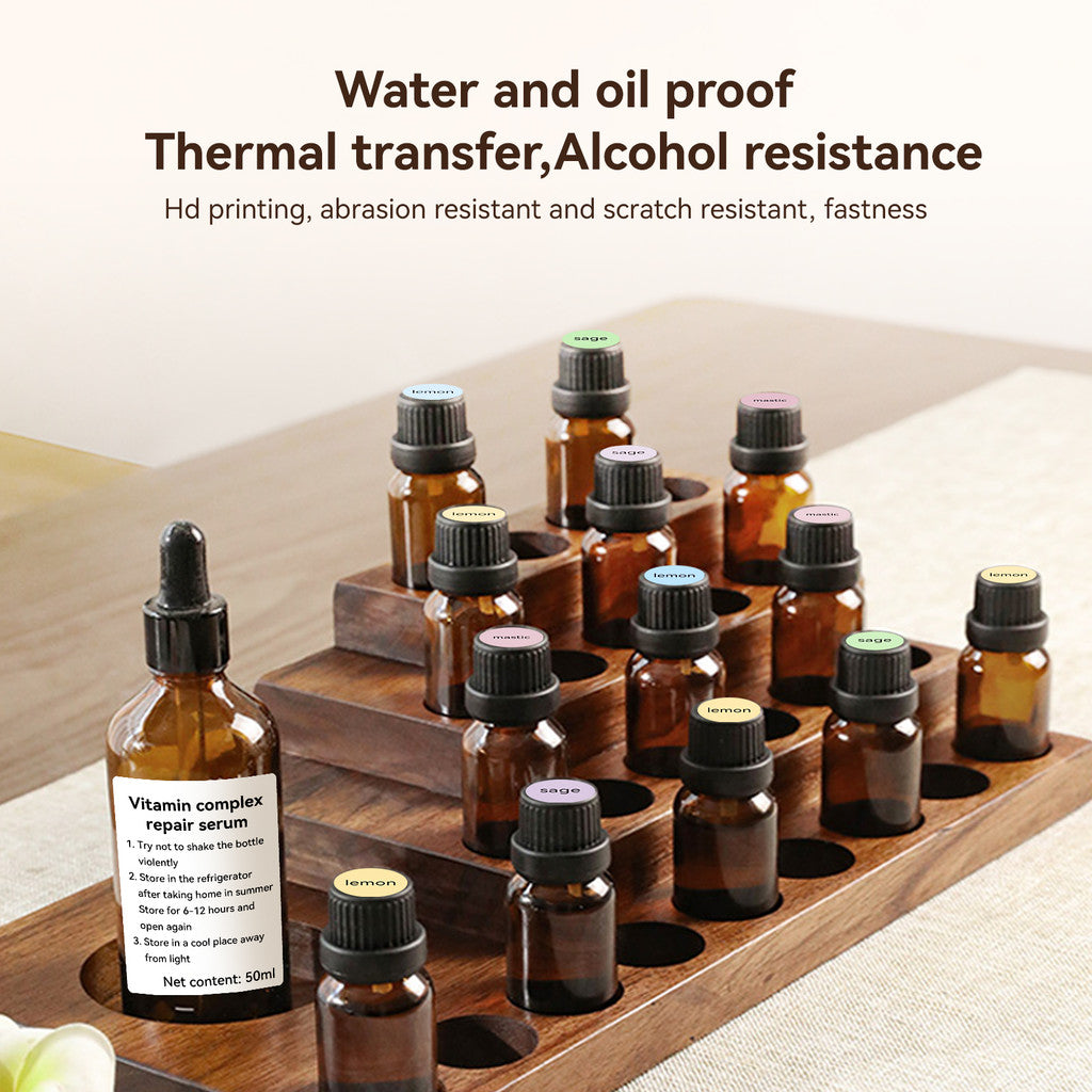NIIMBOT M2 Self-Laminating Label Sticker for Essential Oils Perfumes Cosmetics Waterproof Oil-Proof