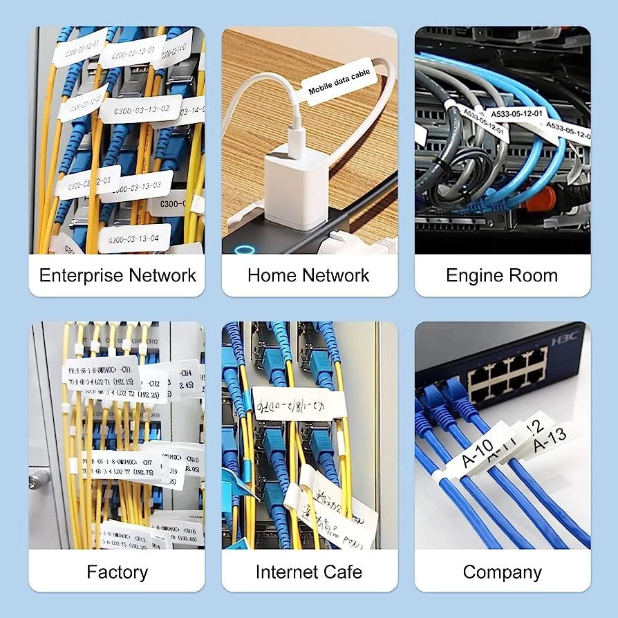 NIIMBOT Cable Tag for B1 B2 B21 B1 Pro B2 Pro B21 Pro B31 B4 K3