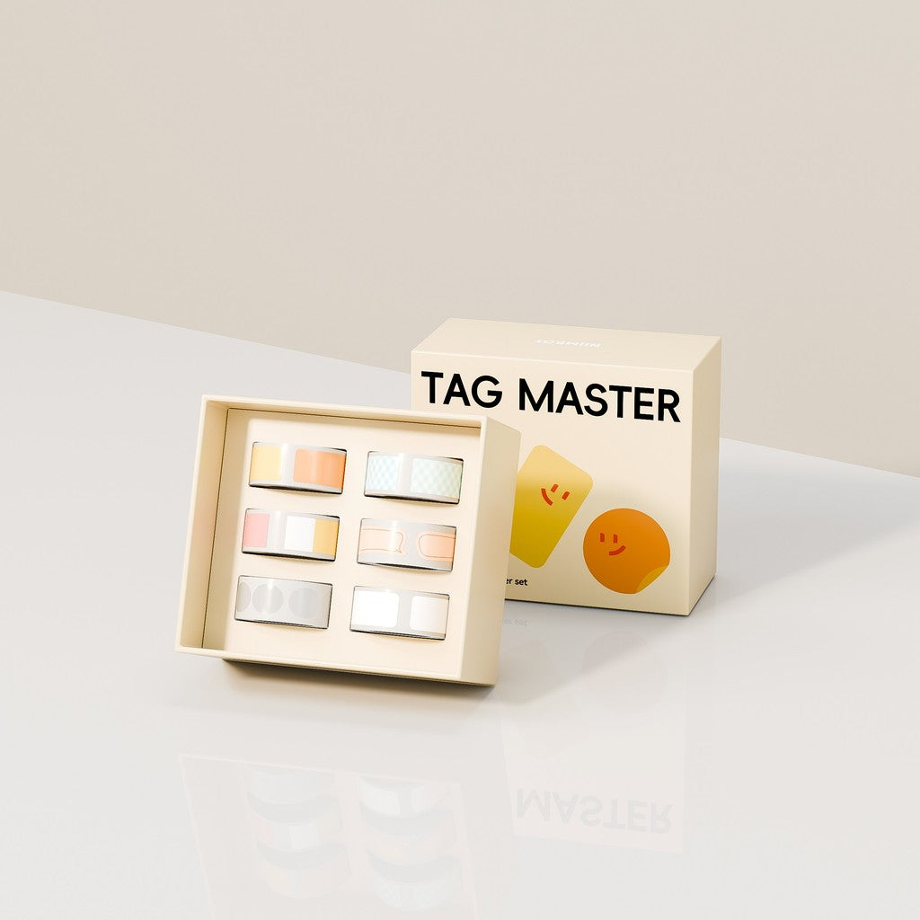 NIIMBOT Tag Master Label Sticker Set 6-roll and 9-roll Pack For D110 / D11 / D101 / H1S Refill Paper