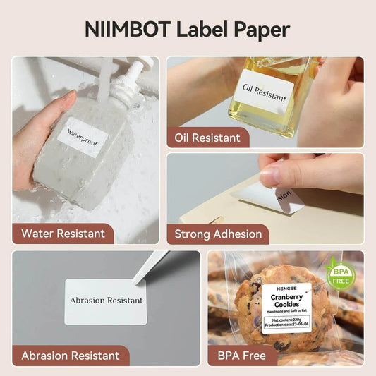 NIIMBOT Cartoon Label Sticker for B1 B21 PRO B31 B4