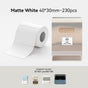 White 40x30mm