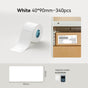 White 40x90mm