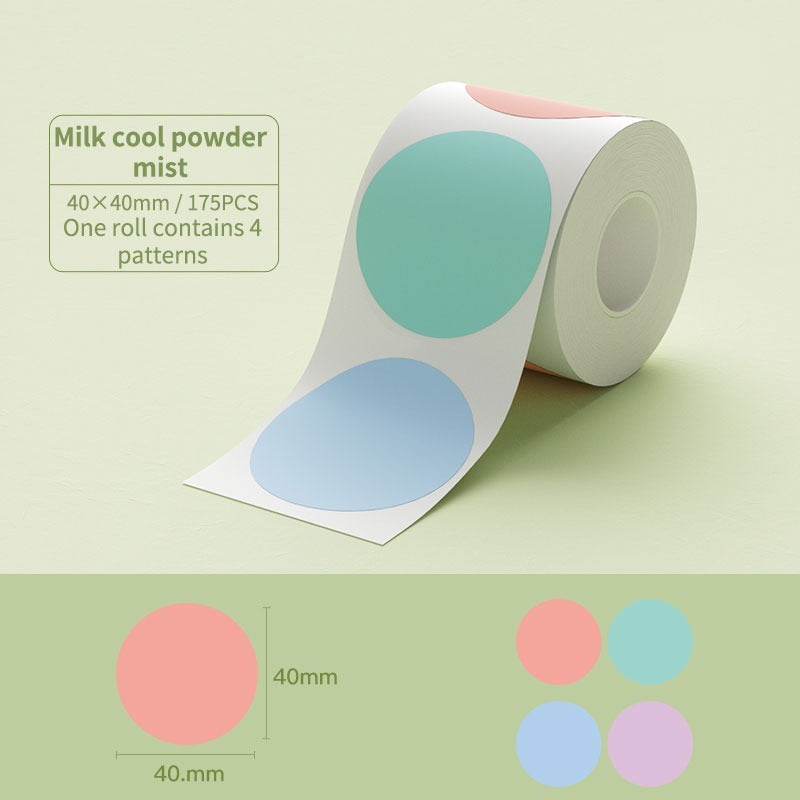 NIIMBOT Round Sticker for B1 B2 B21 B1 Pro B2 Pro B21 Pro B31 B4 K3