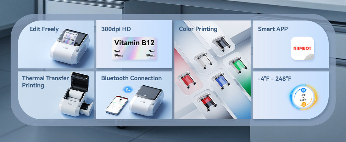 NIIMBOT M3 Now Available: 75mm Thermal Transfer Labels for Assets and Equipment