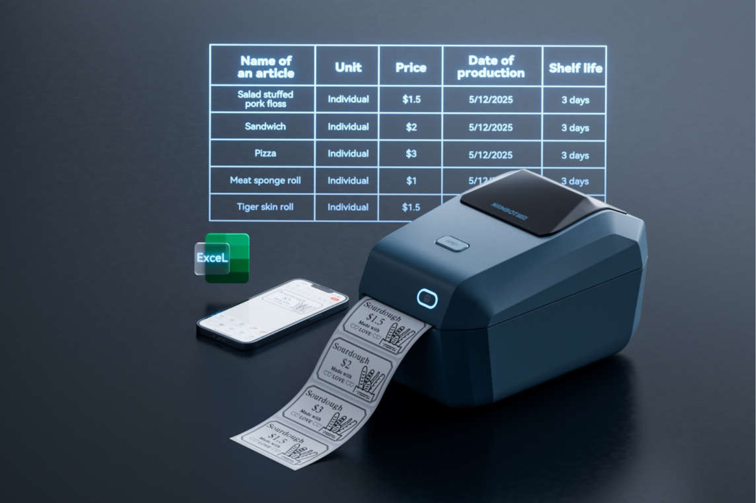 How to Print Labels from Excel with a NIIMBOT Label Printer