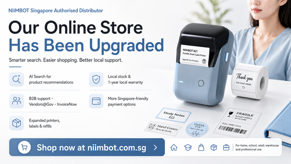 NIIMBOT Singapore Launches an Upgraded Online Store Experience