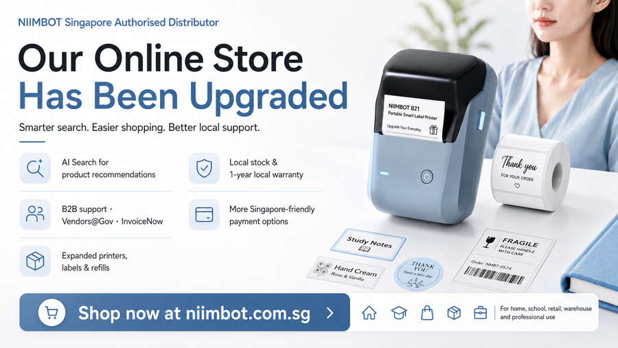 NIIMBOT Singapore Launches an Upgraded Online Store Experience
