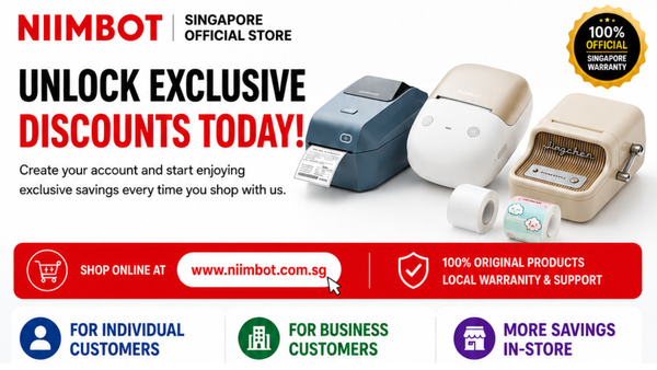 Unlock Exclusive Discounts at the NIIMBOT Singapore Official Store