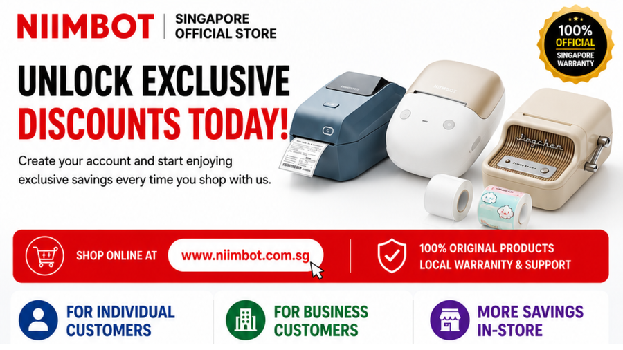 Unlock Exclusive Discounts at the NIIMBOT Singapore Official Store