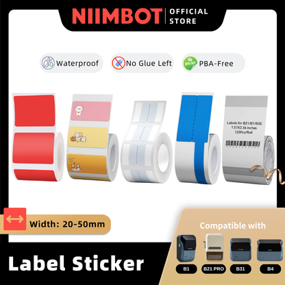 NIIMBOT Label Sticker for B1 B21 PRO B31 B4