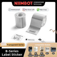 NIIMBOT Transparent Label for B1 B2 B21 B1 Pro B2 Pro B21 Pro B31 B4 K3