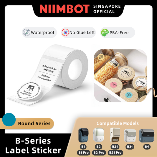 NIIMBOT Round Sticker for B1 B21 PRO B31 B4