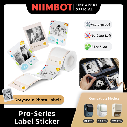 NIIMBOT Photo Label Sticker for B1 Pro, B2 Pro, B21 Pro