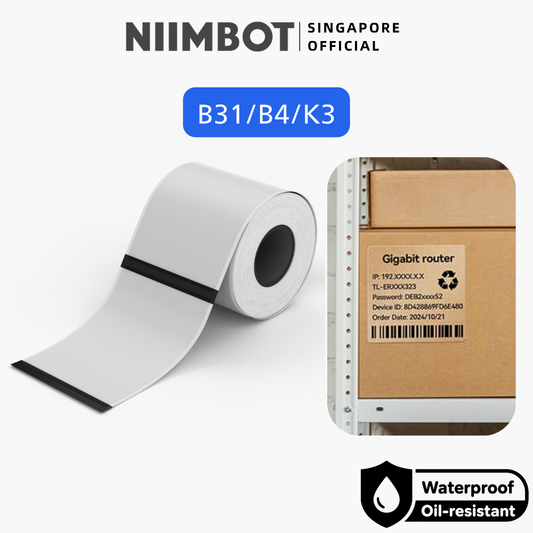 NIIMBOT Transparent Label Sticker for B31 B4