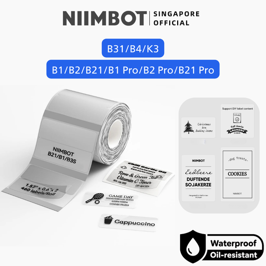 NIIMBOT Transparent Label for B1 B21 PRO B31 B4