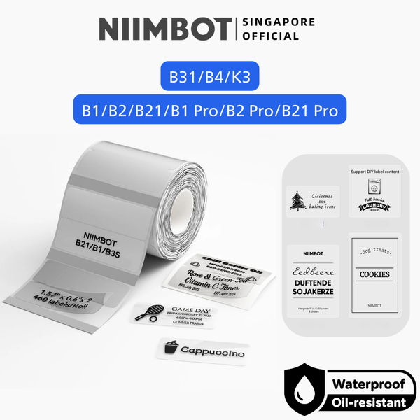 NIIMBOT Transparent Label for B1 B21 PRO B31 B4