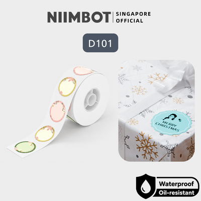 NIIMBOT Round Label for D101