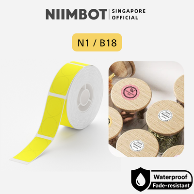 NIIMBOT Round Label for N1 B18