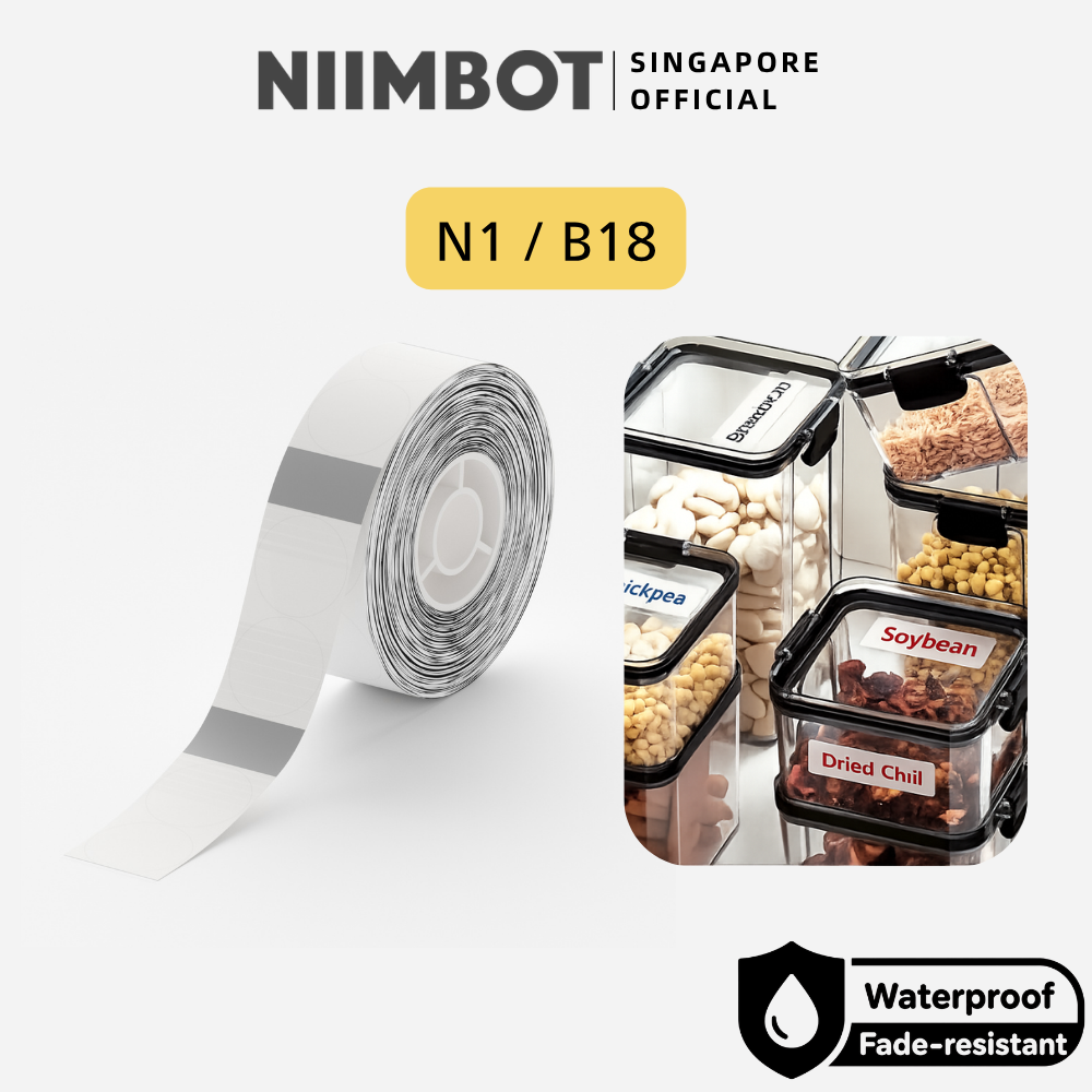 NIIMBOT Transparent Label for N1 B18
