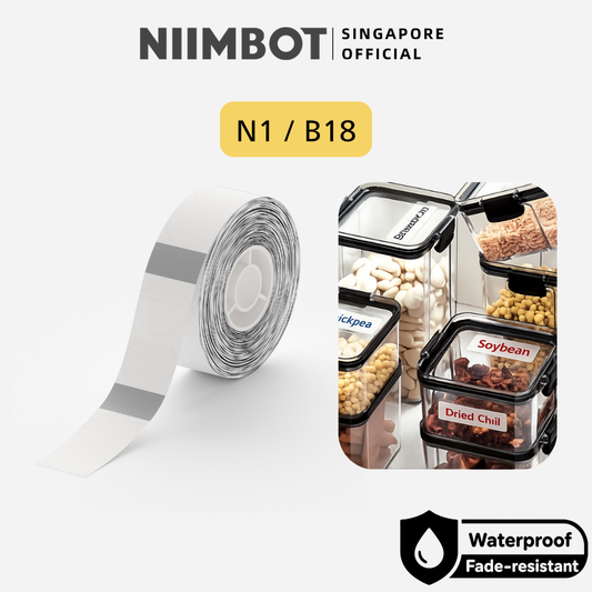 NIIMBOT Transparent Label for N1 B18