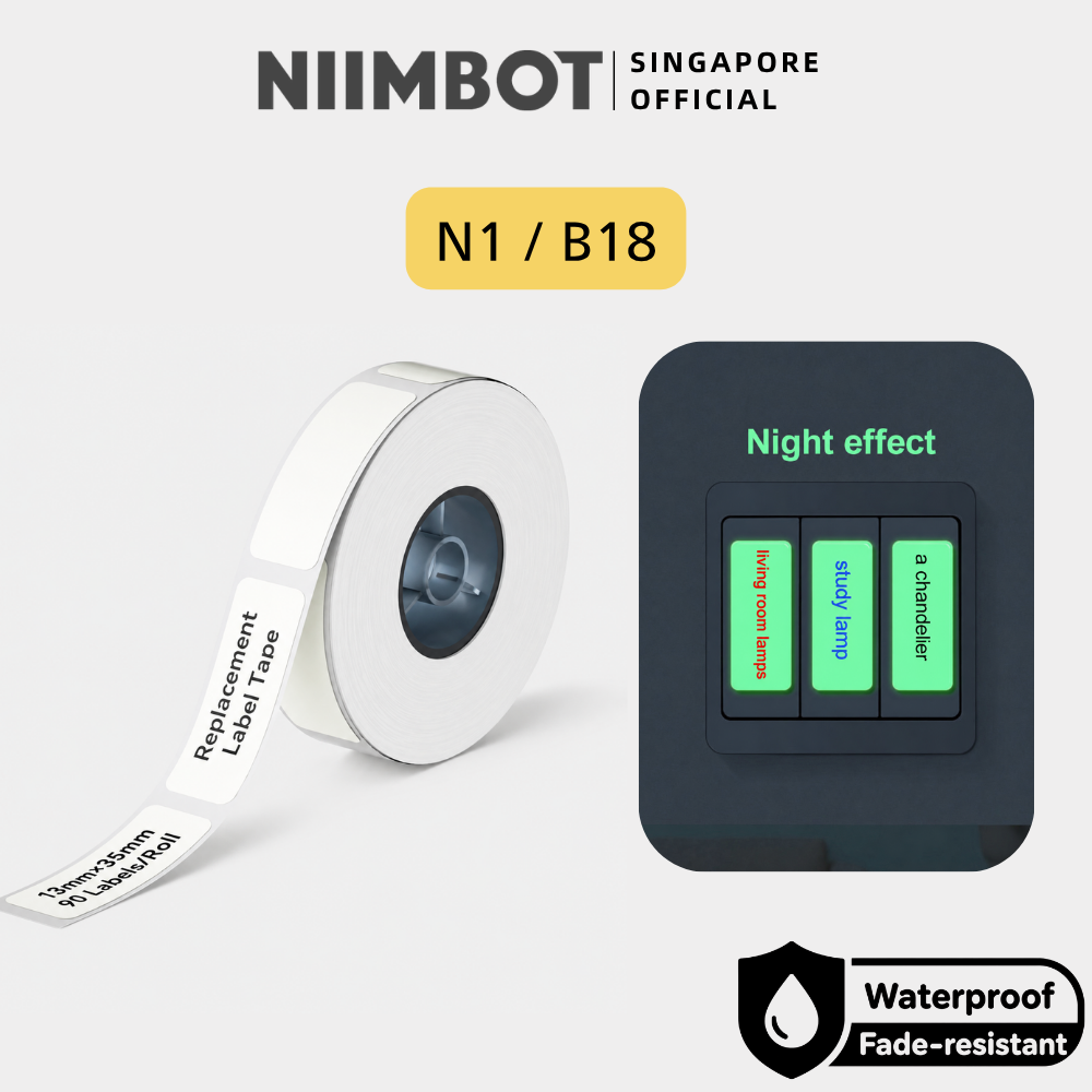 NIIMBOT Luminous Label for N1 B18