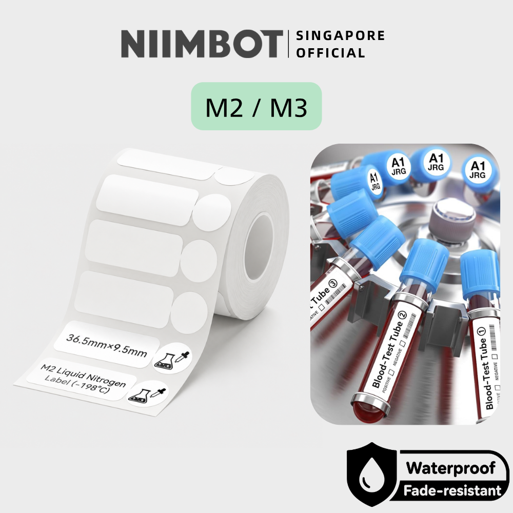 NIIMBOT Liquid Nitrogen Label Sticker for M2 M3