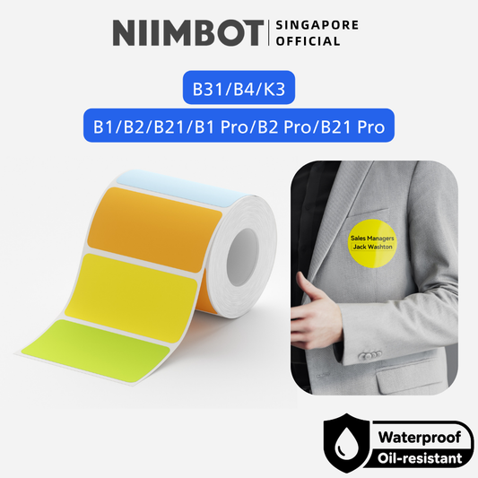 NIIMBOT Pure Colour Sticker for B1 B21 PRO B31 B4