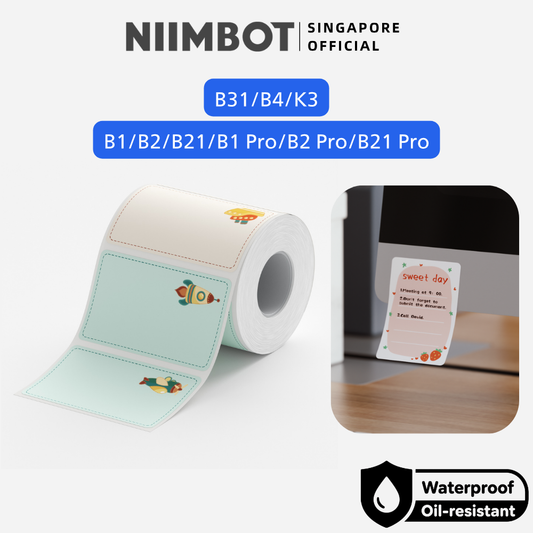 NIIMBOT Cartoon Label Sticker for B1 B21 PRO B31 B4