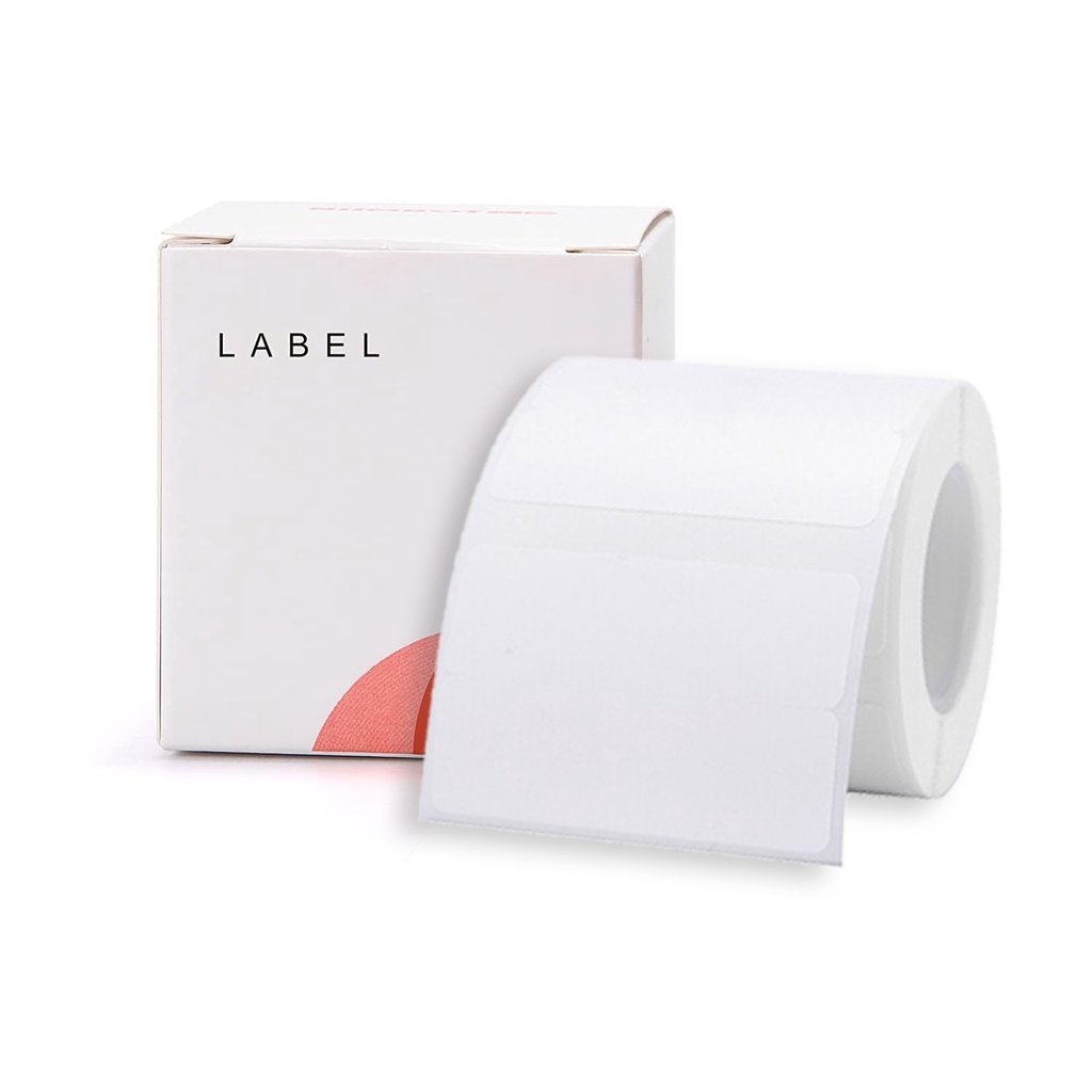 [for B21 B1 B31 B3S] [White Series] NIIMBOT White Label Sticker, Waterproof Refill Thermal Label Paper