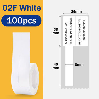 [for B21 B1 B31 B3S] [Cable Series] NIIMBOT Cable Label Sticker Waterproof Thermal Wire Label Paper with Self-Adhesive