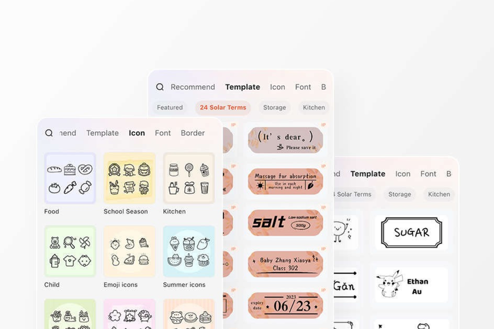 Design in the app. Print in seconds.