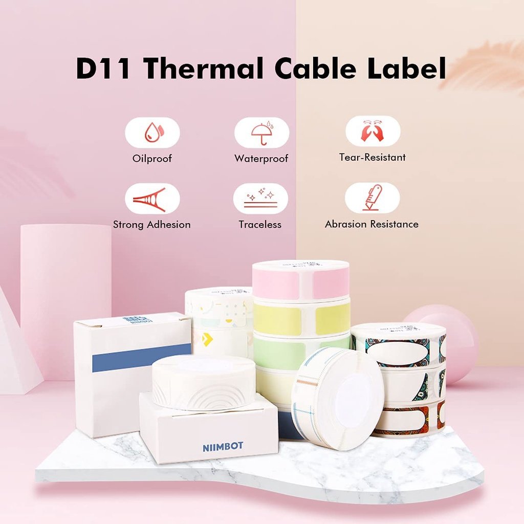 [for D11/D110/D101] [Pattern Series] NIIMBOT Thermal Label Waterproof Stickers Paper for D110 / D11 / D101