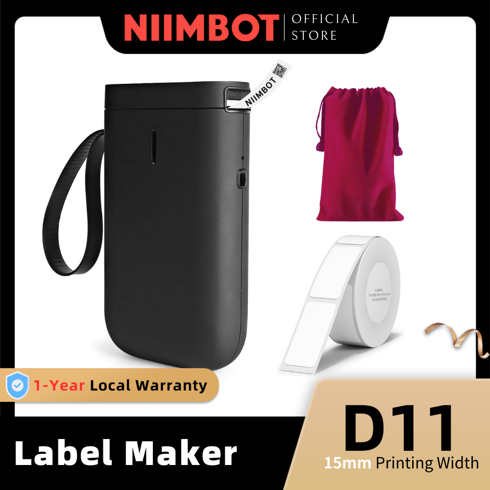 NIIMBOT D11 Portable Wireless Bluetooth Label Maker