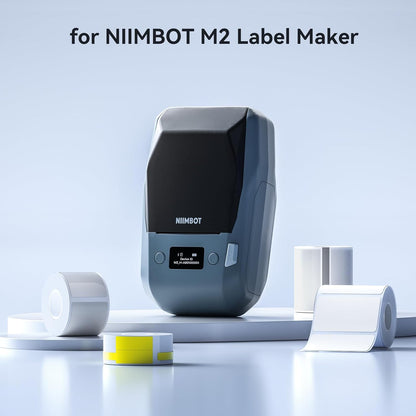 NIIMBOT M2 Thermal Transfer Label Paper, PET Material, Waterproof Refill Sticker Roll Tape