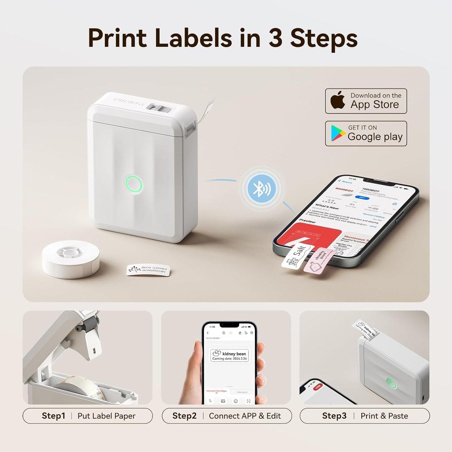 NIIMBOT D110M Label Maker - 2024