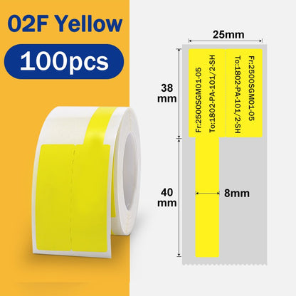 [for B21 B1 B31 B3S] [Cable Series] NIIMBOT Cable Label Sticker Waterproof Thermal Wire Label Paper with Self-Adhesive