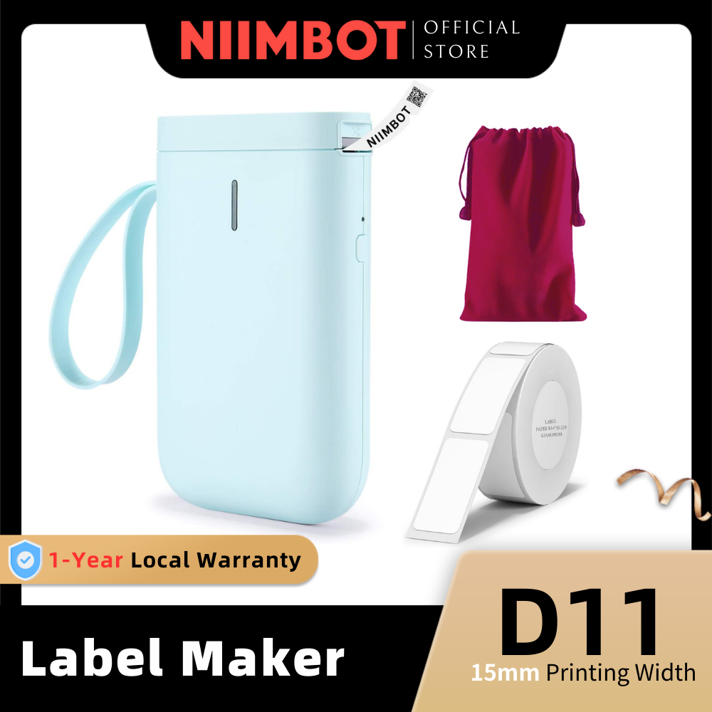 NIIMBOT D11 Portable Wireless Bluetooth Label Maker