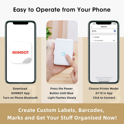 NIIMBOT D110 Label Master: The Ultimate Organizer